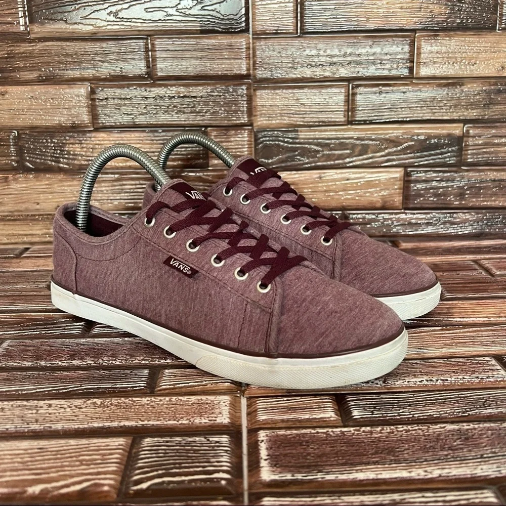 Vans Maroon lace up - Womens 8.5
